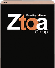Mobile showing ZTOA logo